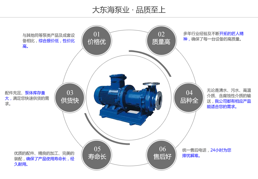 大東海泵業(yè)CQ型磁力驅(qū)動(dòng)泵質(zhì)量保證圖